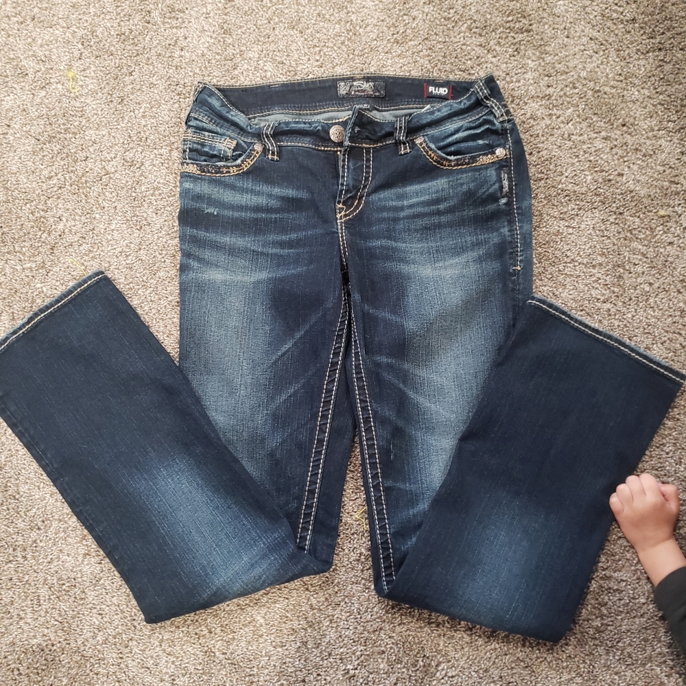 Silver Jean's Suki mid slim boot